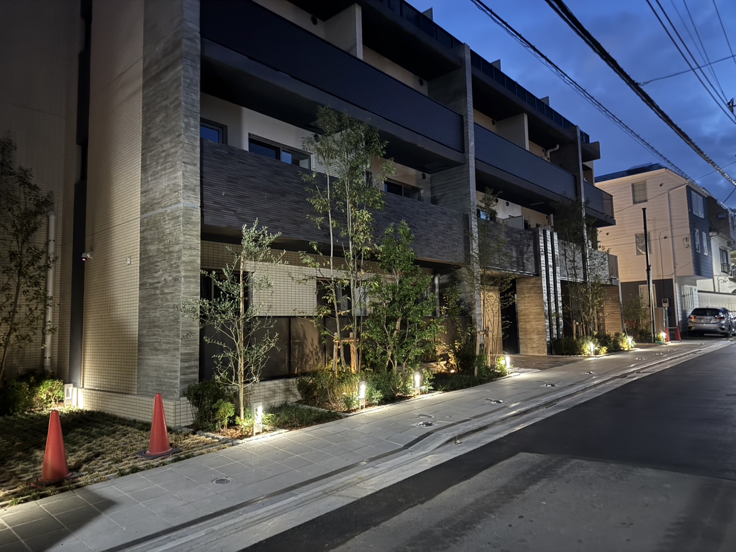 豊町マンション新築電気設備工事