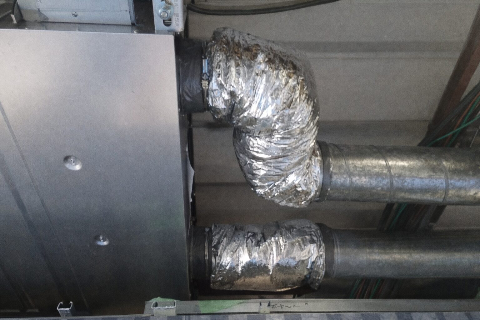 全熱交換器ダクト接続